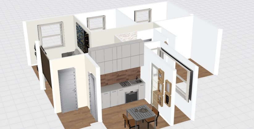 3d cocina